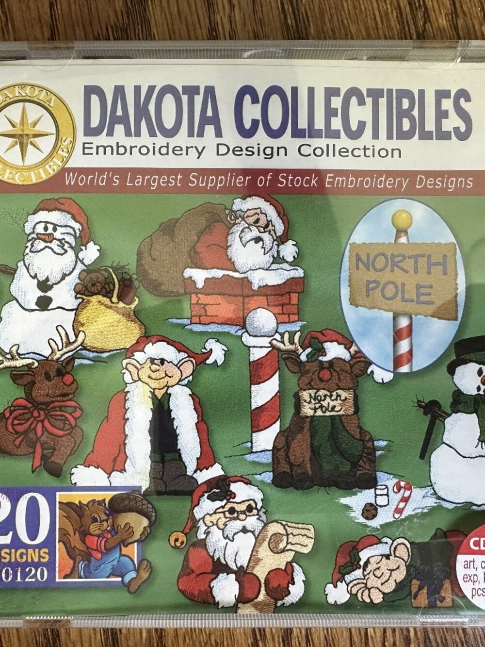 Dakota Collectibles North Pole Embroidery Design Collection Cd-Rom 20 Designs